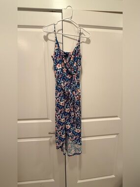 Sears Simply Styled Blue Floral Blouse
